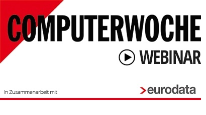 Logo Computerwoche Webinar mit eurodata Logo